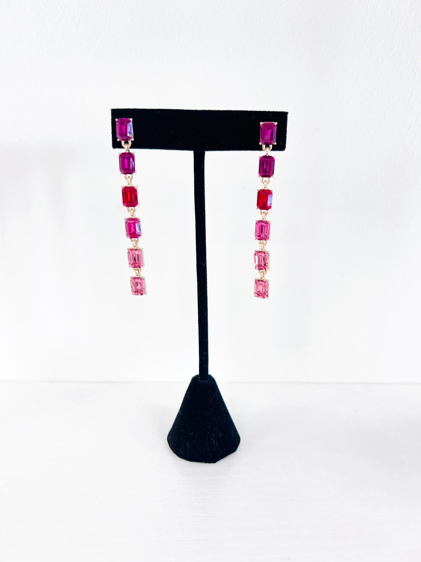 Jewel Drop Earrings Long