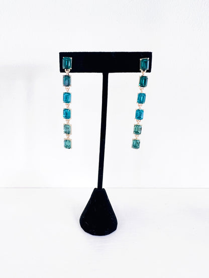 Jewel Drop Earrings Long